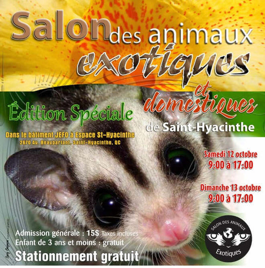 Salon des Animaux Exotiques et Domestiques - Akua Design 12 et 13 octobre 2024