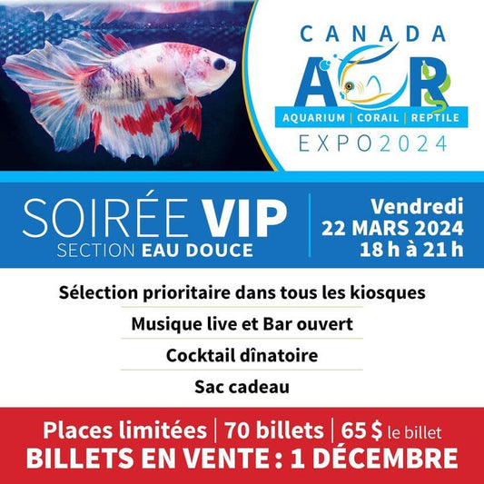 Soirée VIP EAU DOUCE - Salon ACR Expo Montréal - 22 mars 2024